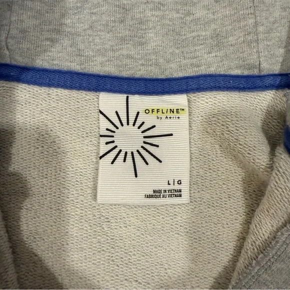 Offline cropped quarter zip - Picture 2 of 2